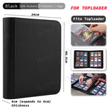 TCG Card Binder Album Holder With Zipper 4 or 9 Pocket Game Pokemon Collection