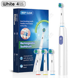 Precision Electric Toothbrush Ultra-Sonic Deep Clean Rechargeable With 5 Modes
