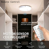 10000mAh Long Lasting Motion Sensor Ceiling Light Large Battery Capacity For Kitchen Bathroom Toilet Walk-in Wardrobe