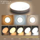 10000mAh Long Lasting Motion Sensor Ceiling Light Large Battery Capacity For Kitchen Bathroom Toilet Walk-in Wardrobe