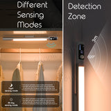 Motion Sensor LED Light Stick With Display And Adjustable Angle