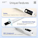 Motion Sensor LED Light Stick With Display And Adjustable Angle