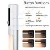 Motion Sensor LED Light Stick With Display And Adjustable Angle