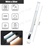 Motion Sensor LED Light Stick With Display And Adjustable Angle