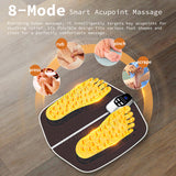 EMS Foot Massager Mat Pad 👣 32 Levels Rechargeable Foldable Remote Control Electric Acupoint Leg Sculpting