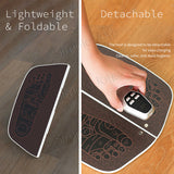 EMS Foot Massager Mat Pad 👣 32 Levels Rechargeable Foldable Remote Control Electric Acupoint Leg Sculpting