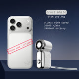 Ultra-Mini Capsule Handheld Fan 9.3m/s Powerful Wind Portable