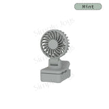 Portable Clip Fan 360° Adjustable USB Type-C Rechargeable Umbrella/Backpack Fan