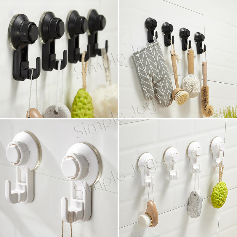 (3 pcs Bundle) Suction Cup Hooks For Heavy Duty High Load Bearing No Drill No Nail Hook