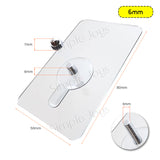 Adhesive Wall Mounting Screw Hook Tape Drill Free Picture Hanger