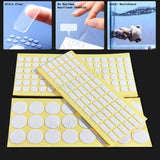 Heavy-Duty Small Double-Sided Adhesive Sticker Tape Pads - No-Trace Mounting Dots - Suitable for Blind Box Figurines