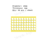 Heavy-Duty Small Double-Sided Adhesive Sticker Tape Pads - No-Trace Mounting Dots - Suitable for Blind Box Figurines
