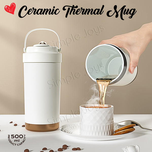 Insulated Ceramic Coating Thermal Mug Tumbler