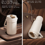 Ceramic Thermal Tumbler With Handle Water Bottle That Fits Most Cup Holder
