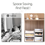 (2pcs) Multipurpose Wardrobe Organizer Divider Stackable And Foldable Pull-Out Design