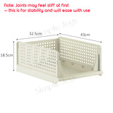 (2pcs) Multipurpose Wardrobe Organizer Divider Stackable And Foldable Pull-Out Design