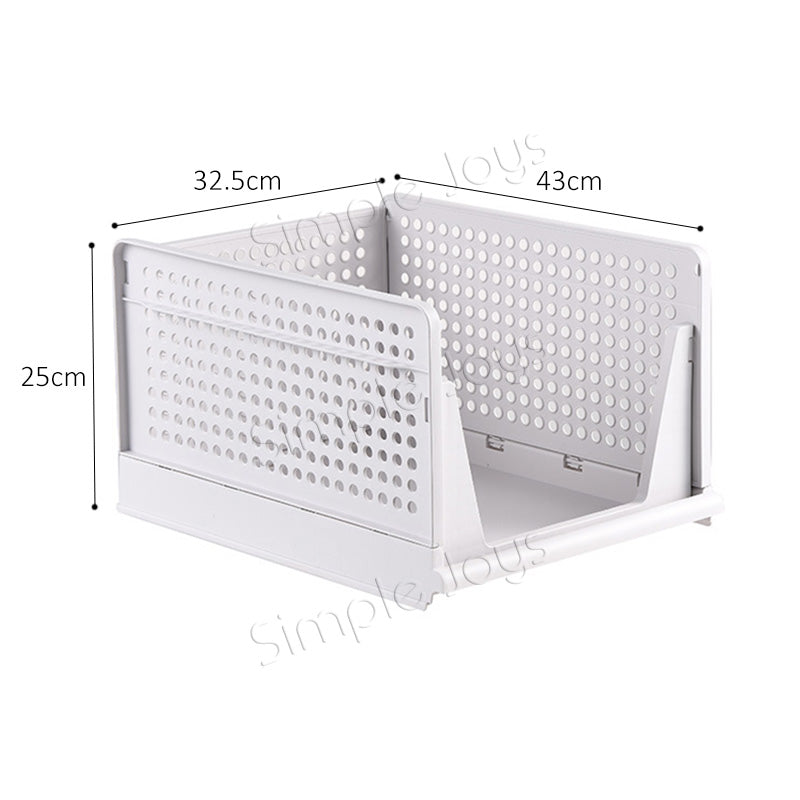 (2pcs) Multipurpose Wardrobe Organizer Divider Stackable And Foldable Pull-Out Design