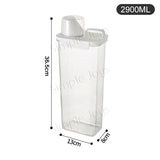 Airtight Dry Food Container Storage For Kitchen Or Pet Food With Pour Spout Measuring Cup