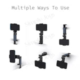 Universal Travel Phone Holder Airplane Tray Clamp Mount | Adjustable Stand for Desk, Bed, Kitchen