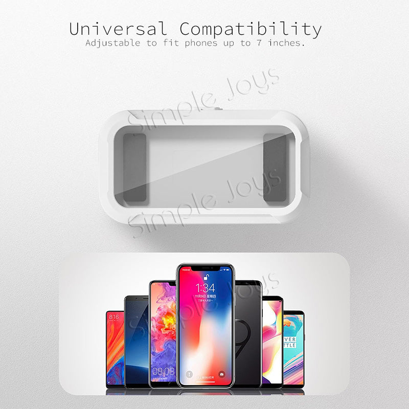 Waterproof Shower Phone Holder Box with 360° Rotation, Anti-Fog Touch Screen No-Drill Adhesive Mount