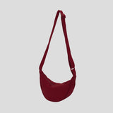 High Quality Stylish Nylon Half Moon Shoulder Sling Dumpling Bag Waterproof Unisex