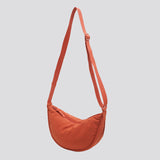 High Quality Stylish Nylon Half Moon Shoulder Sling Dumpling Bag Waterproof Unisex