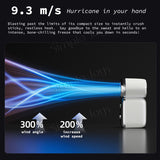 Ultra-Mini Capsule Handheld Fan 9.3m/s Powerful Wind Portable