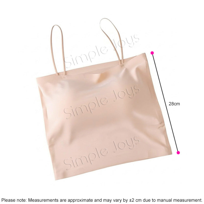 [3pcs Bundle] Ice Silk Tube Top With Shoulder Strap Bandeau Seamless Design