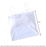 [3pcs Bundle] Ice Silk Tube Top With Shoulder Strap Bandeau Seamless Design