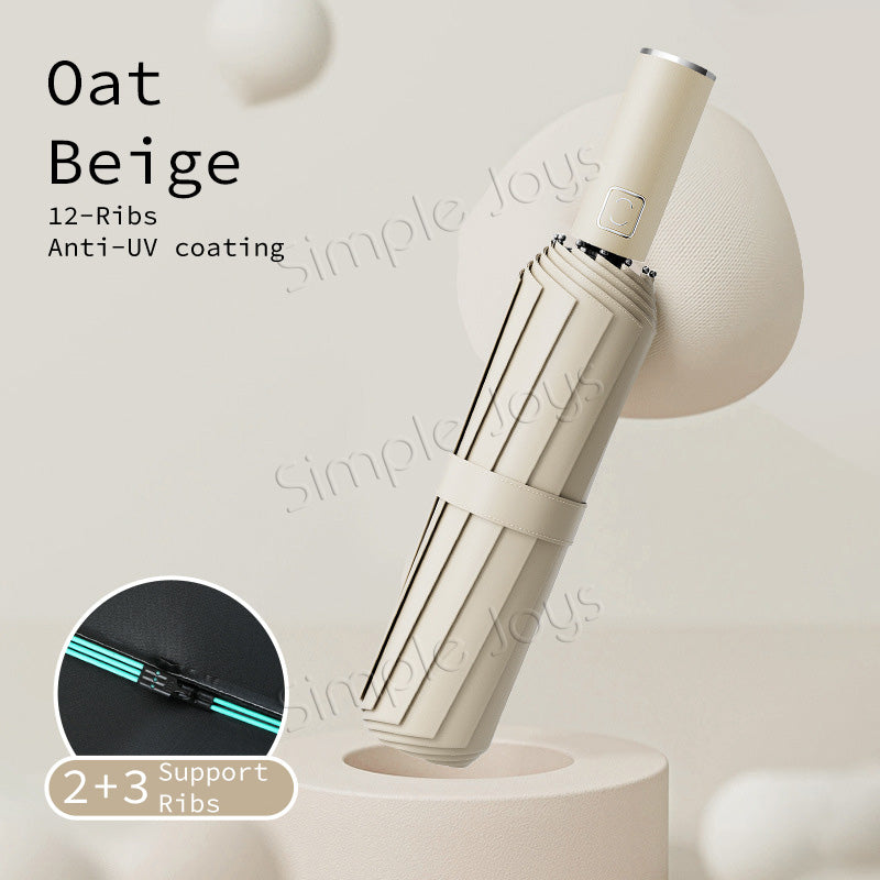 12 Ribs Automatic Umbrella Super Windproof Large Umbrella Auto Open Close Excellent Water Repellency
