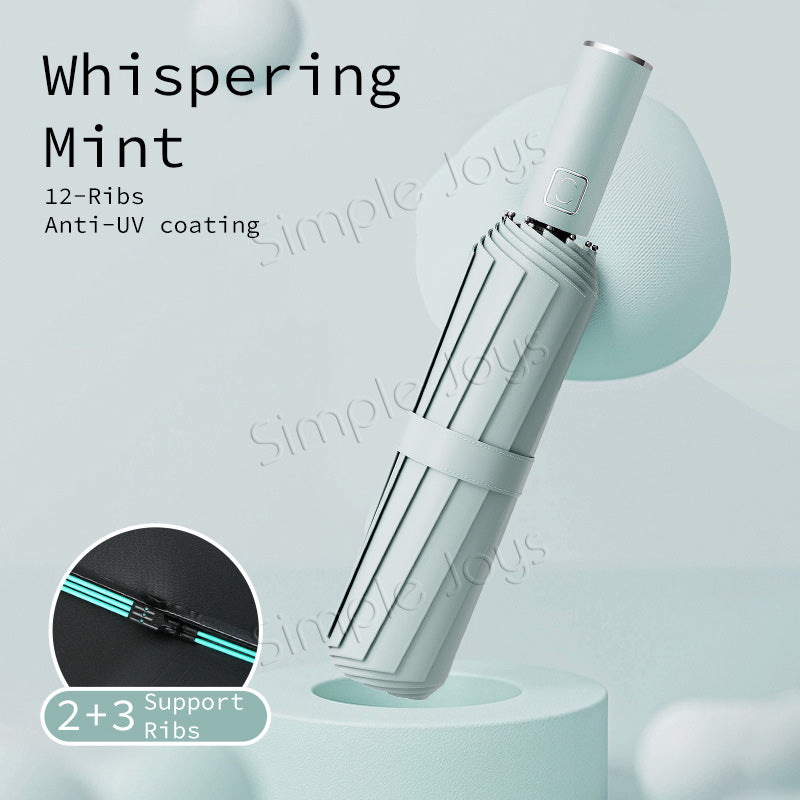 12 Ribs Automatic Umbrella Super Windproof Large Umbrella Auto Open Close Excellent Water Repellency