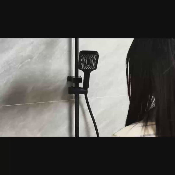 Waterproof Shower Phone Holder Box with 360° Rotation, Anti-Fog Touch Screen No-Drill Adhesive Mount