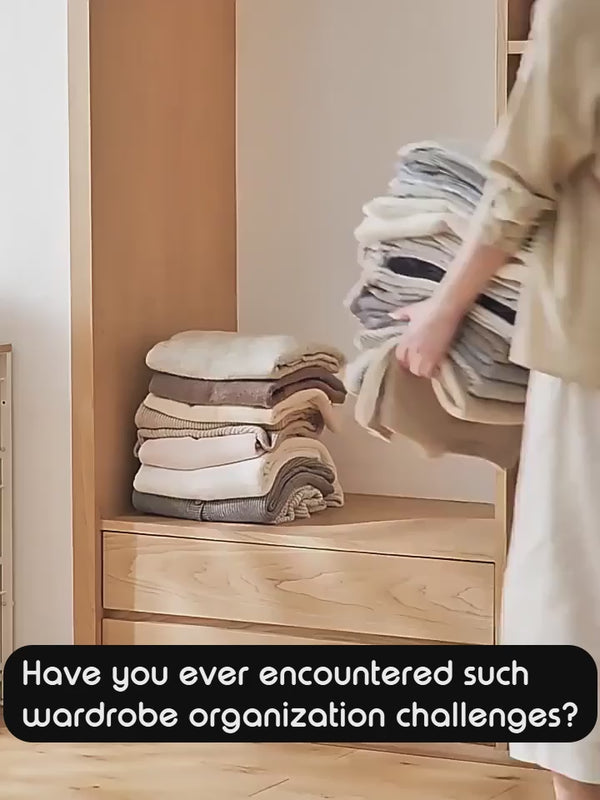 (2pcs) Multipurpose Wardrobe Organizer Divider Stackable And Foldable Pull-Out Design