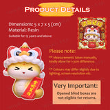 Fortune Snake Chinese New Year 2025 Blind Box Auspicious CNY Decoration Display Good Luck Health Wealth