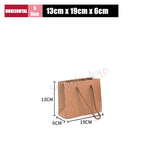 [10 pcs bundle] Kraft Paper Bags with Handles Great For Gift And Party