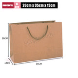 [10 pcs bundle] Kraft Paper Bags with Handles Great For Gift And Party