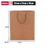 [10 pcs bundle] Kraft Paper Bags with Handles Great For Gift And Party