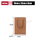 [10 pcs bundle] Kraft Paper Bags with Handles Great For Gift And Party