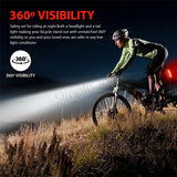 Bicycle Light Front And Rear Bike Accessories Rechargeable By USB