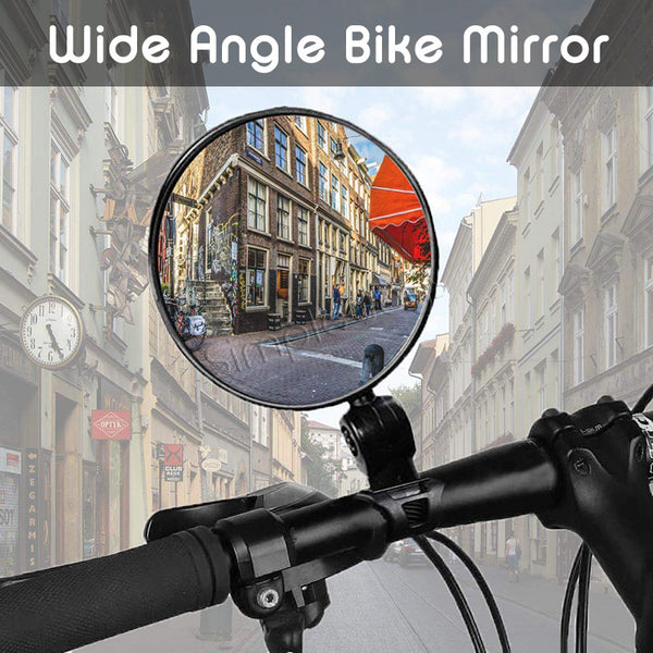 Bicycle Mirror For Rear View With Convex Wide Angle Bike Accessories