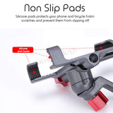 PROMEND Bicycle Phone Stand Bike Holder Mount Durable Aluninium Alloy