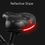 Comfortable Wide Bicycle Seat Bike Saddle Waterproof And Shock Resistant