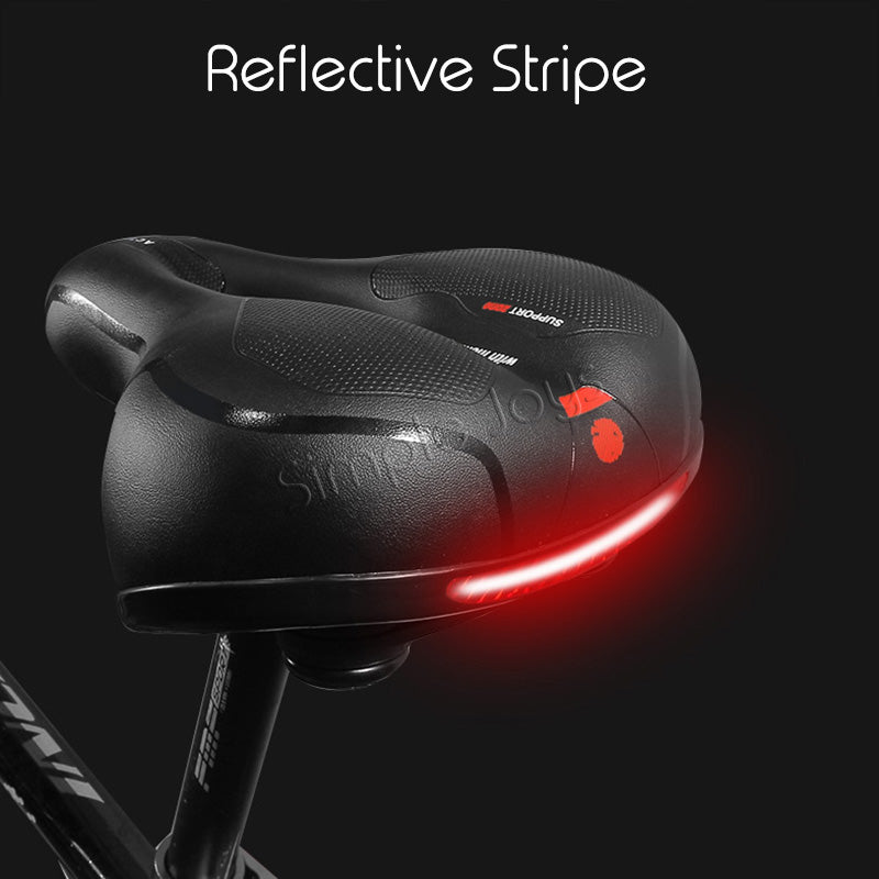 Comfortable Wide Bicycle Seat Bike Saddle Waterproof And Shock Resistant