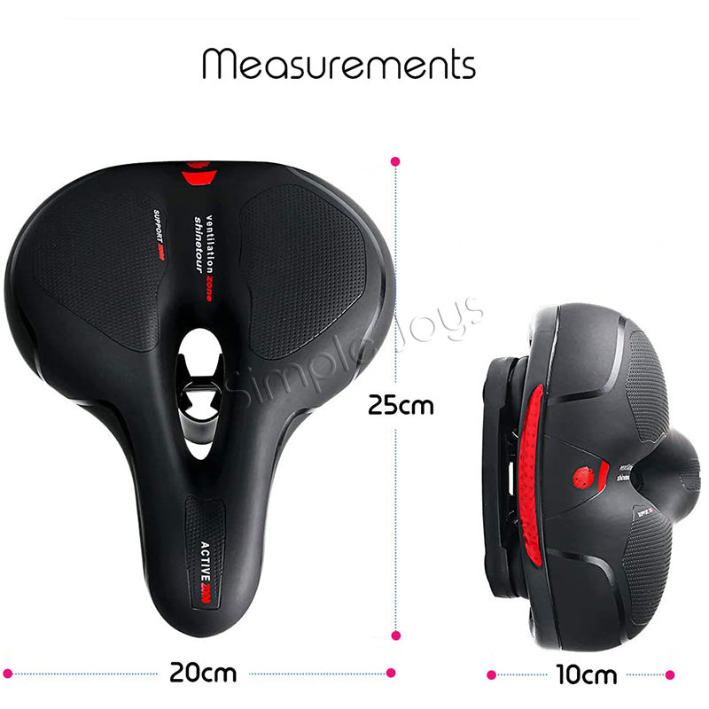 Comfortable Wide Bicycle Seat Bike Saddle Waterproof And Shock Resistant