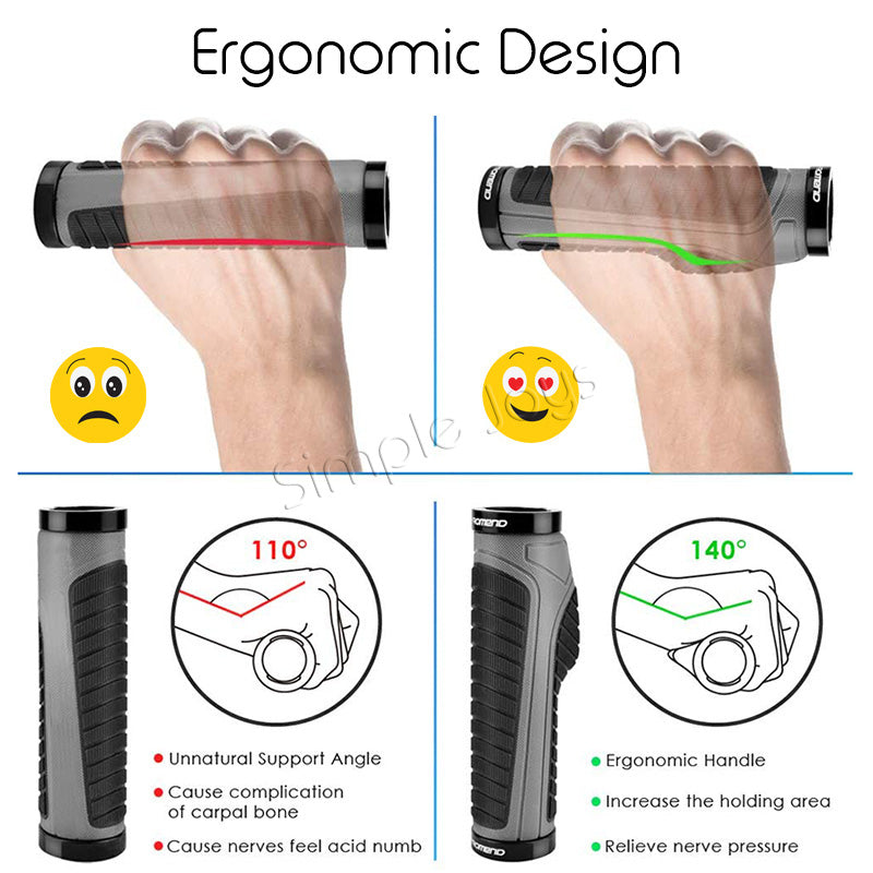 Ergonomic Bicycle Handlebar Grip Non-Slip Handle For Bike Made Of