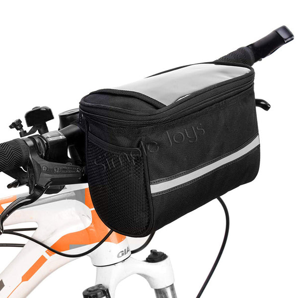 Compact Bicycle Front Bag For Handlebar With Transparent Window Bike Accessories