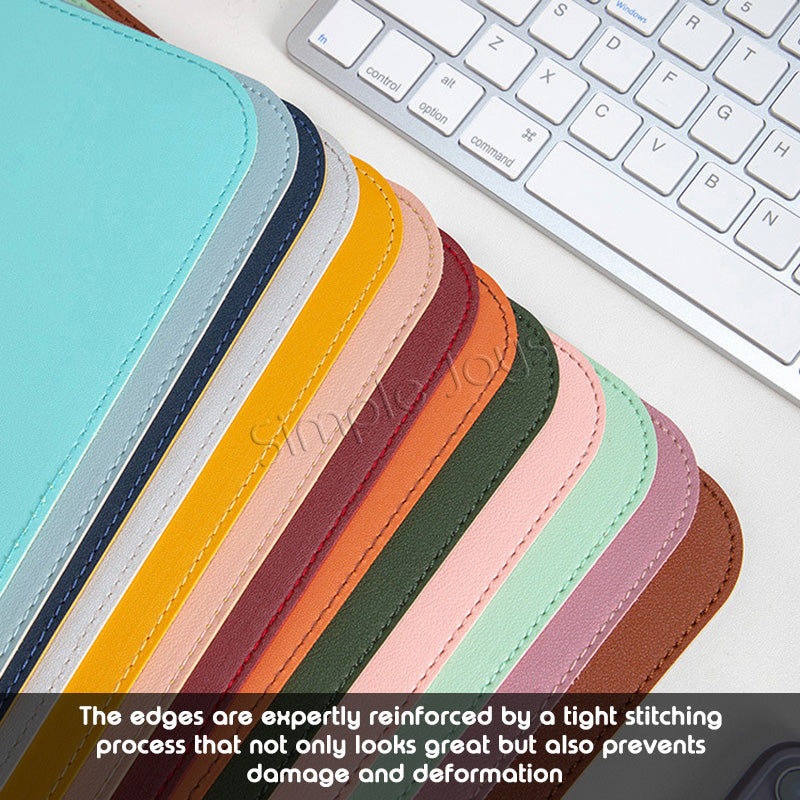 PU Leather Mousepad Writing Desk Pad Durable And Waterproof