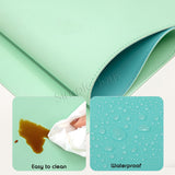 PU Leather Mousepad Writing Desk Pad Durable And Waterproof