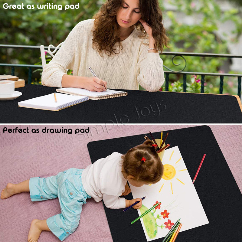 PU Leather Mousepad Writing Desk Pad Durable And Waterproof