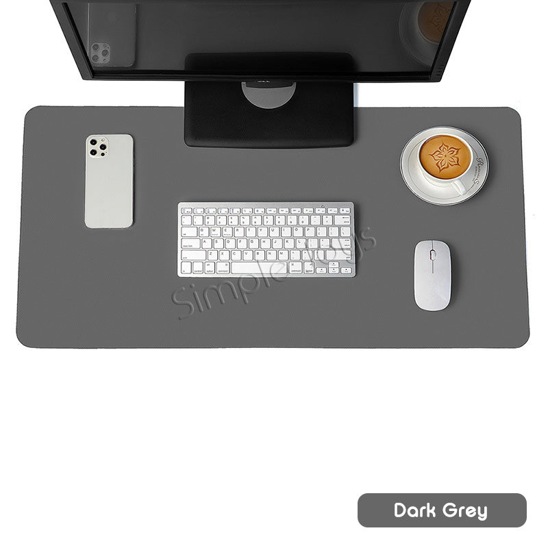 PU Leather Mousepad Writing Desk Pad Durable And Waterproof